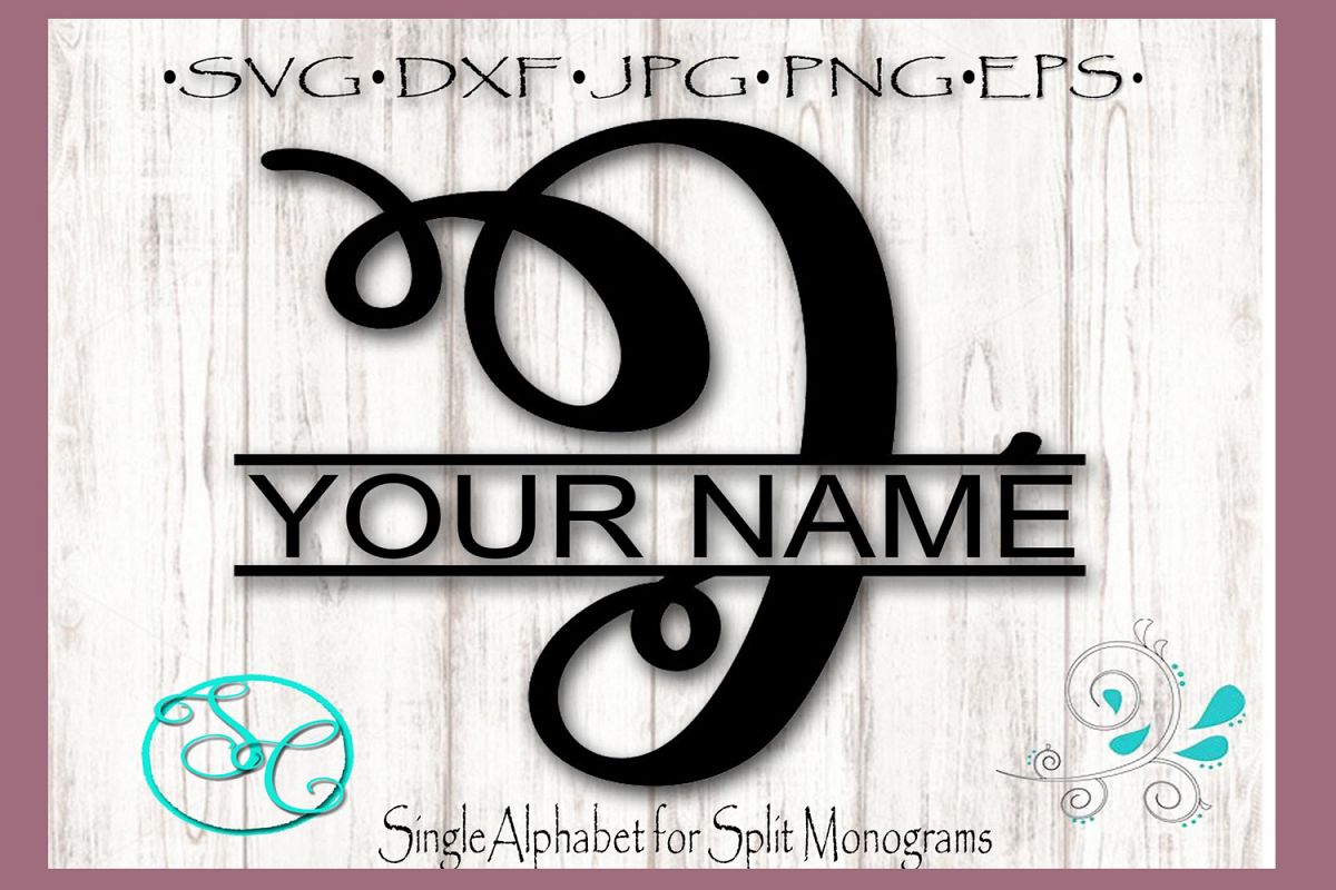 Download Split Monogram Letter J Single Letter File 290608 Svgs Design Bundles