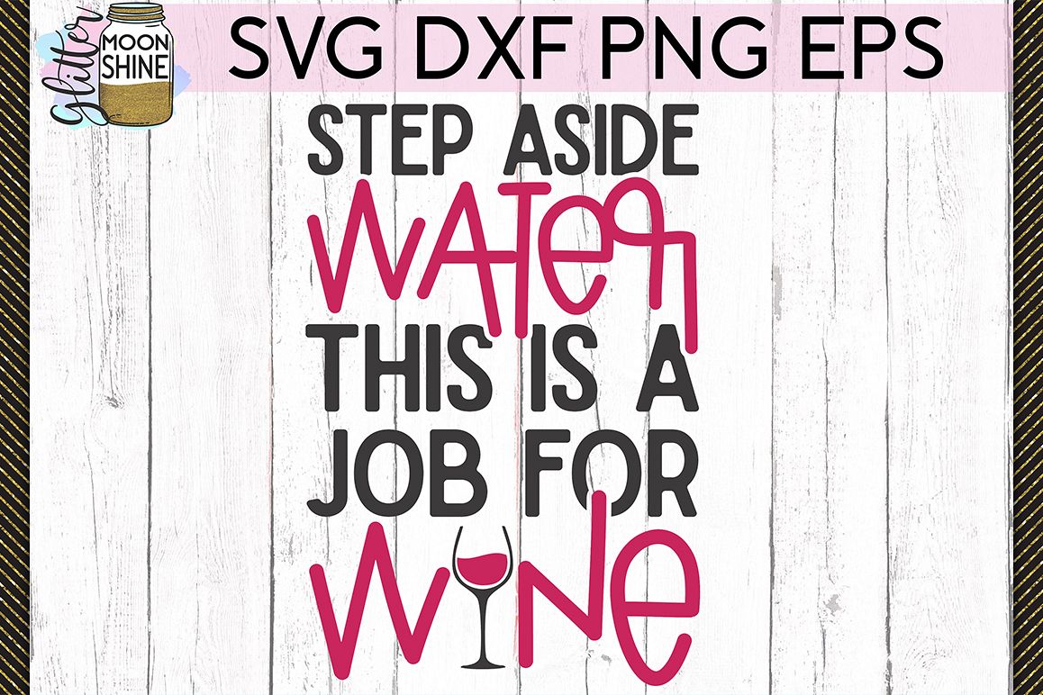Step Aside Water SVG DXF PNG EPS Cutting Files example image 1
