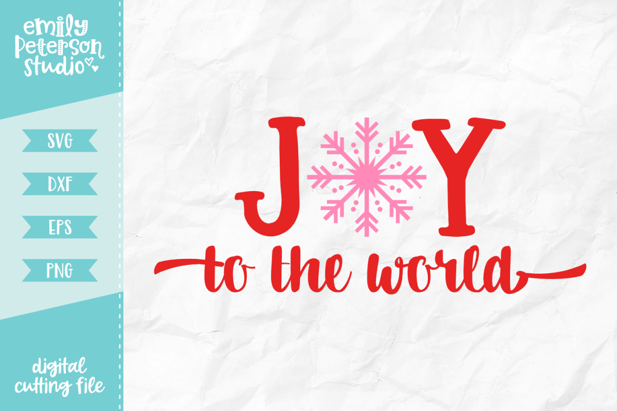 Joy To The World SVG DXF EPS PNG example image 1