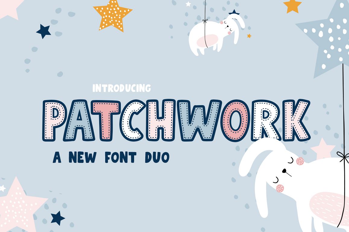 Patchwork Font Duo example image 1