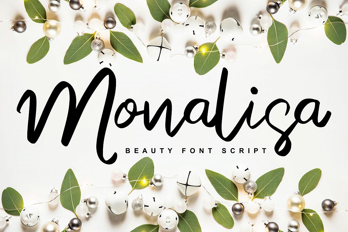 Monalisa | Beauty Script Handwritten example image 1