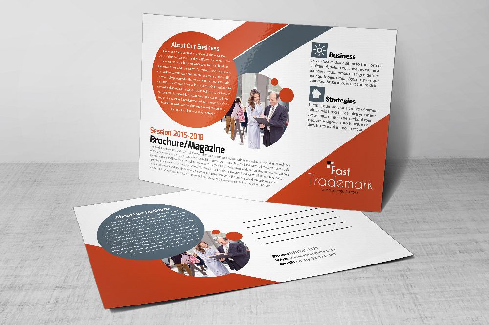 Latest Business Postcards Templates example image 1