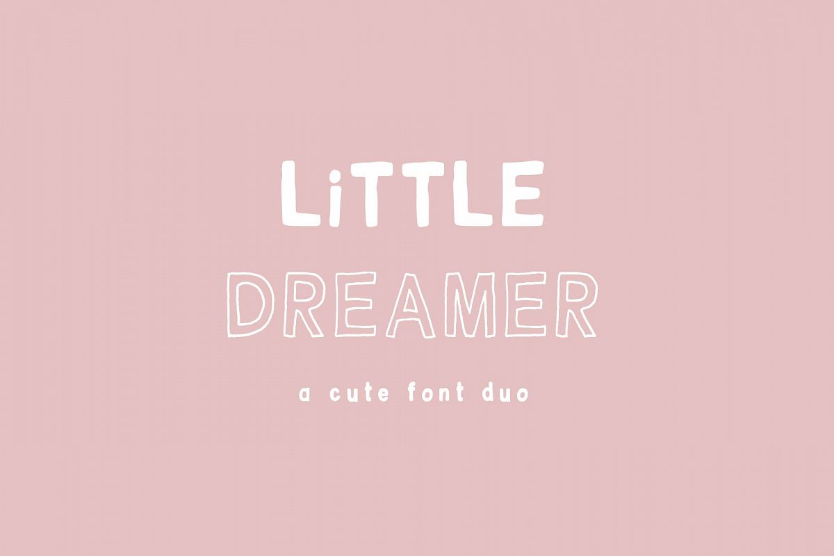 Little Dreamer Font Duo example image 1