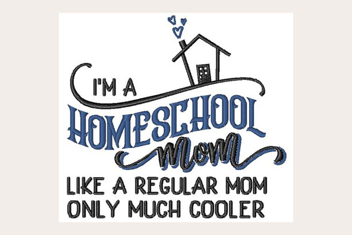 Homeschool Mom Machine Embroidery Design Homeschool Mom Machine Embroidery Design