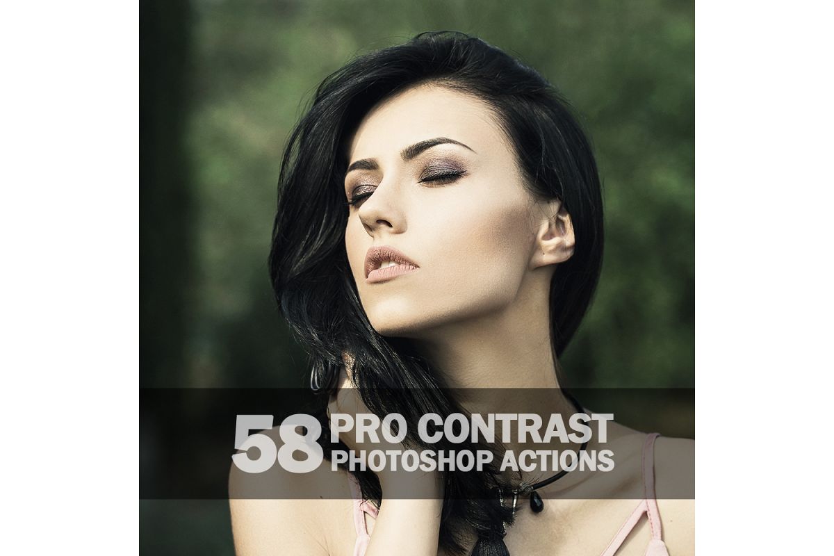 58 Pro Contrast Photoshop Actions Collection (Action for photoshop CS5,CS6,CC) example image 1
