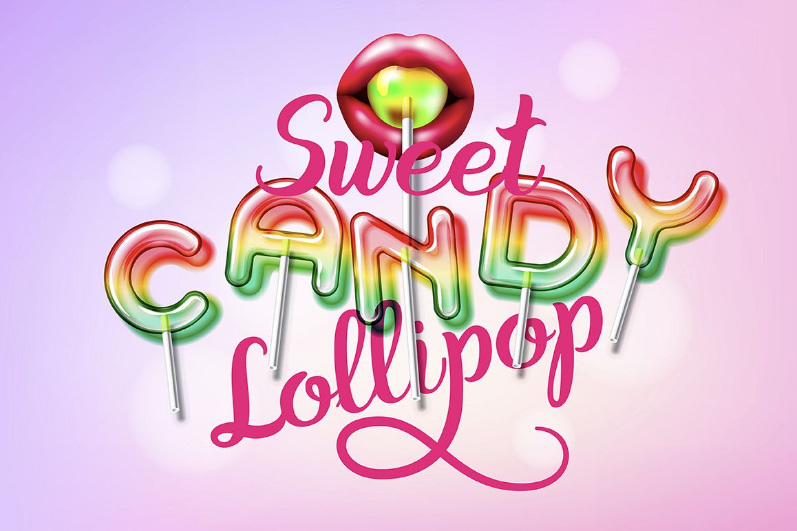 Sweet Candy Lollipop example image 1