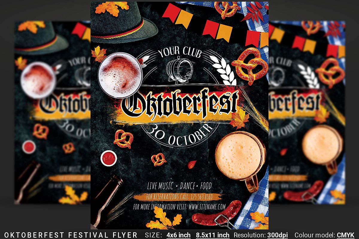 Oktoberfest Octoberfest Festival Flyer example image 1