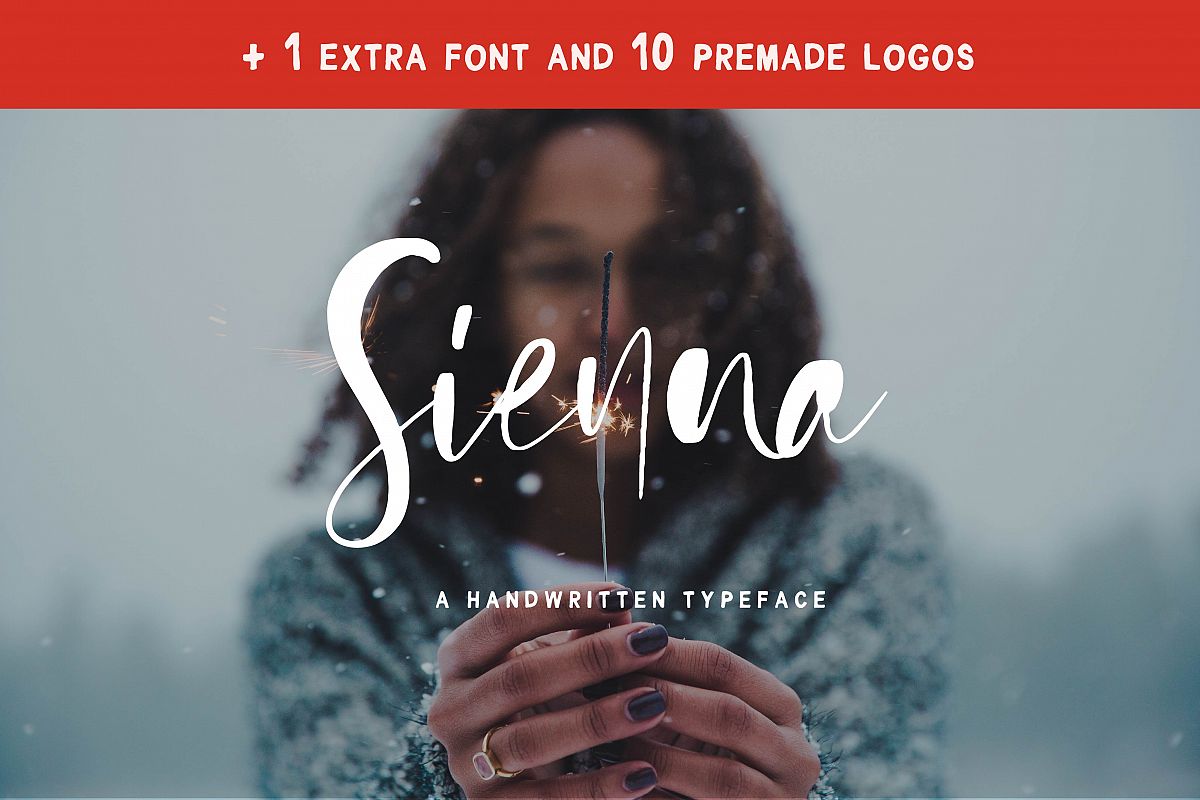 Sienna Signature Font + Extras example image 1