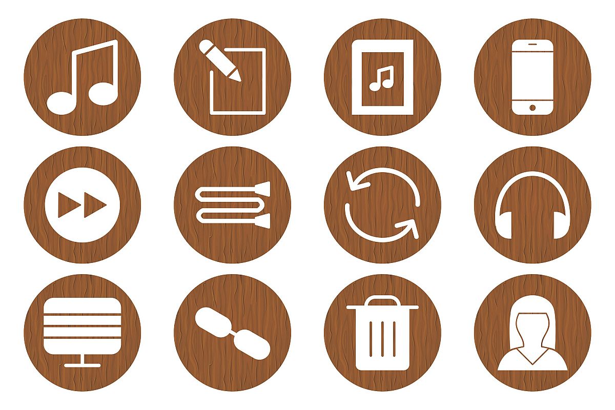 Set Of Multimedia Icons example image 1