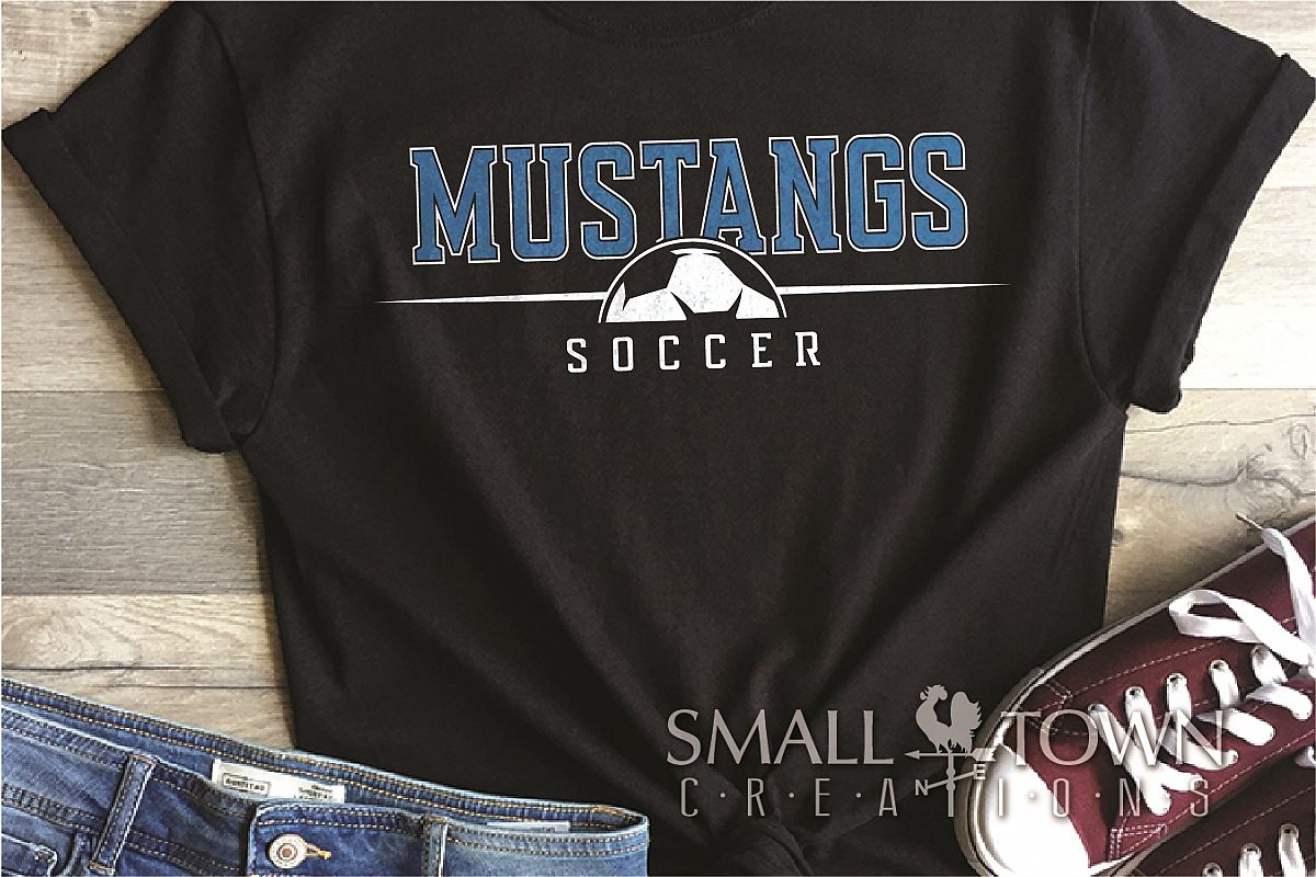 Mustang, Mustang Soccer Team, Sport, PRINT, CUT & DESIGN example image 1
