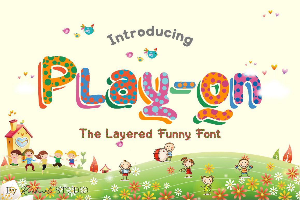 Play-on || UPDATE with Layered Font example image 1