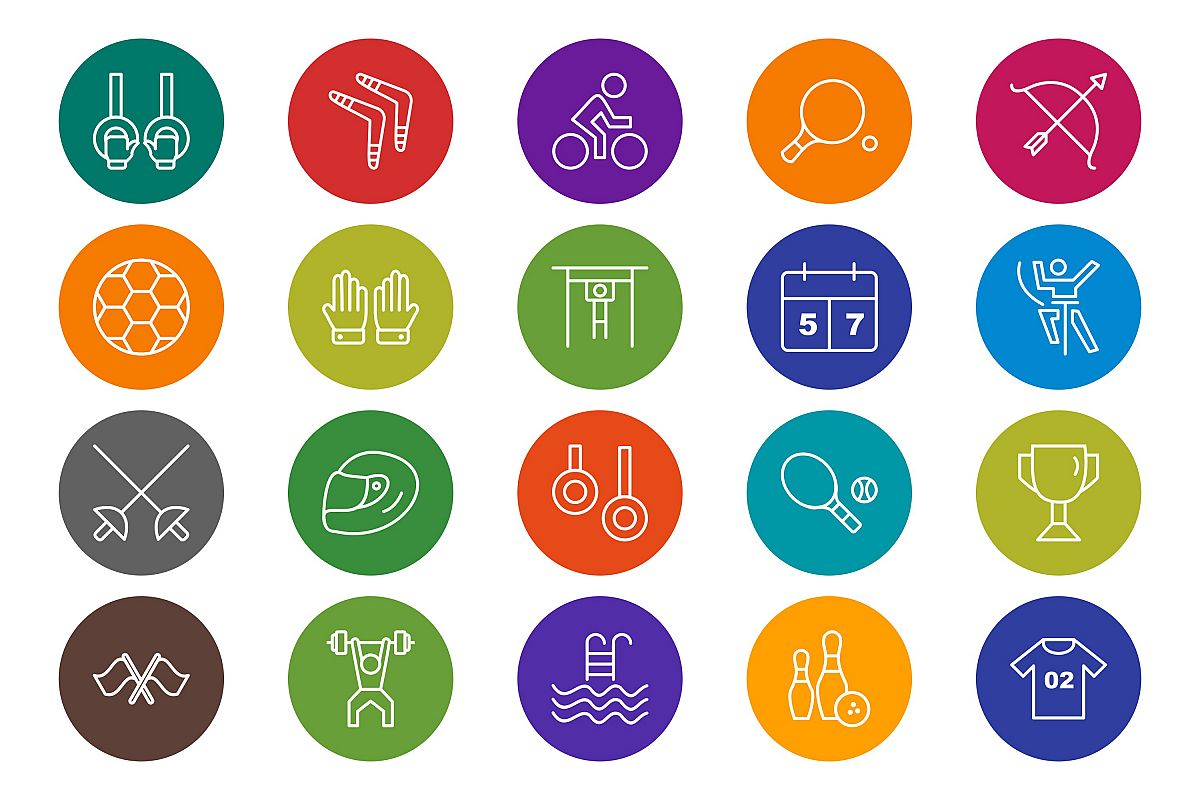 Set Of Sports And Game Icons example image 1