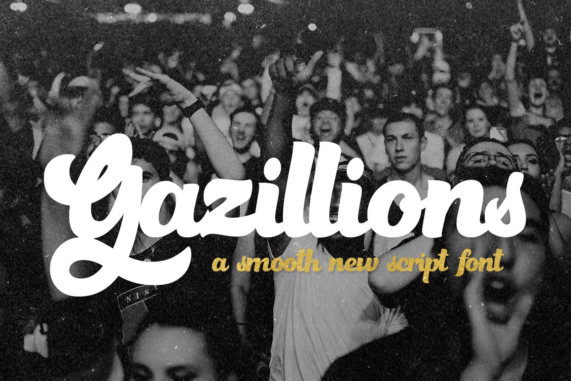 Gazillions Script Font Duo example image 1
