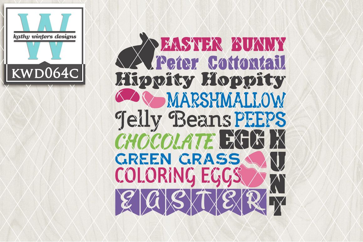 Easter Cutting File KWD064C example image 1