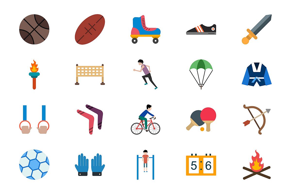 Set Of Sports And Game Icons example image 1