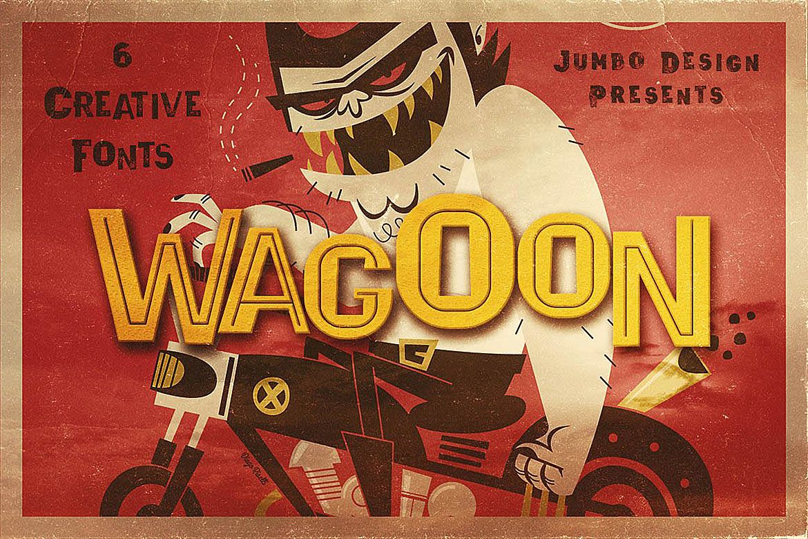 Wagoon - Funny Style Font example image 1