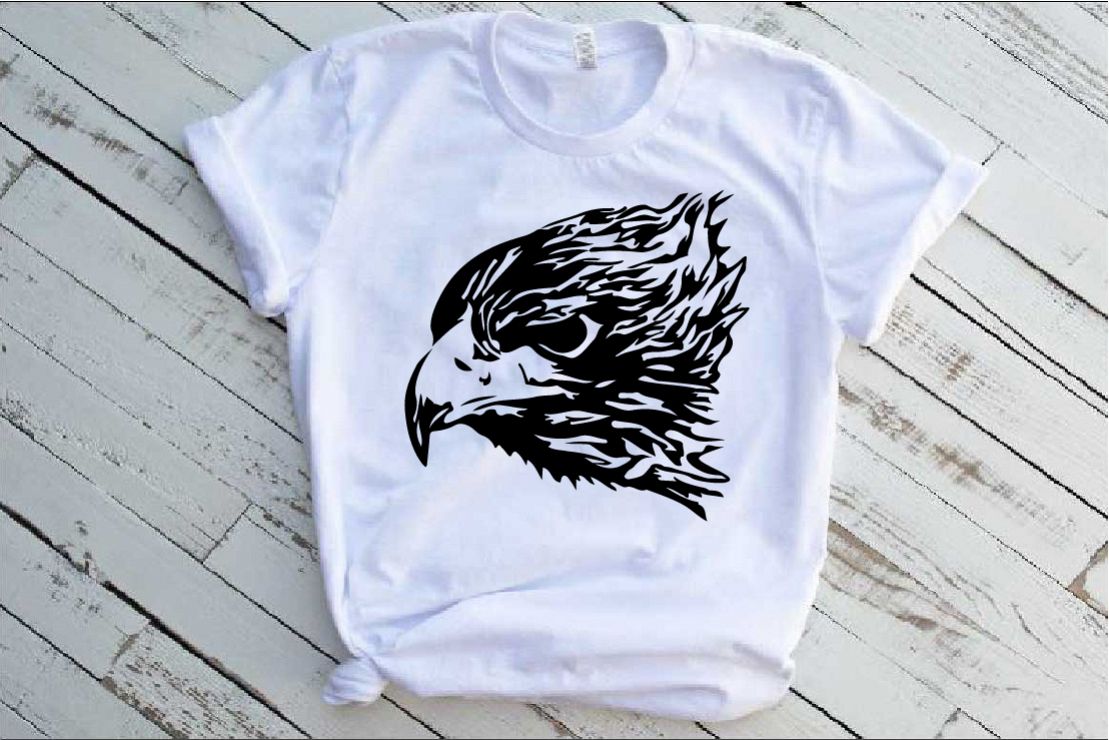 Eagle Head Eagles svg Patriotic 4th of July American 1318S example image 1