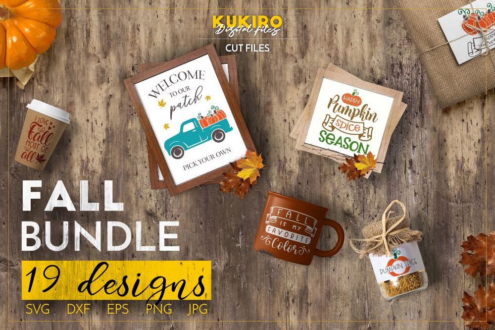 Download Fall Bundle Svg Cut Files Thanksgiving Pumpkin Bundle 312698 Cut Files Design Bundles