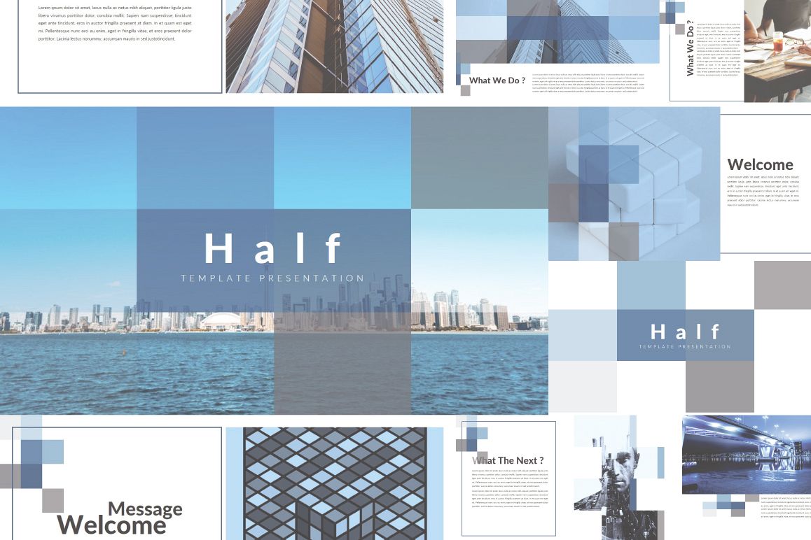 Half Keynote Template example image 1