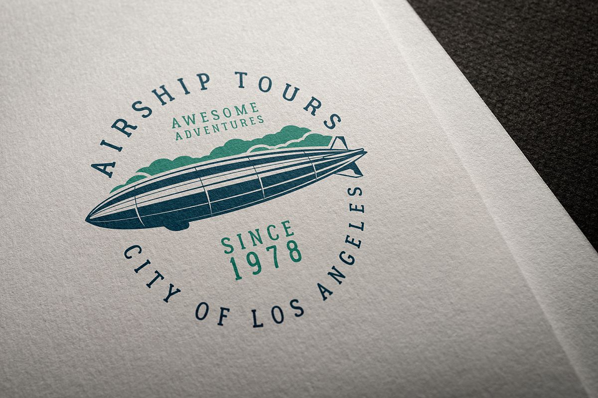 Airship Tours Logo Template example image 1