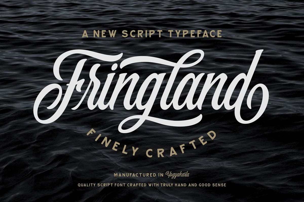 Fringland Script example image 1