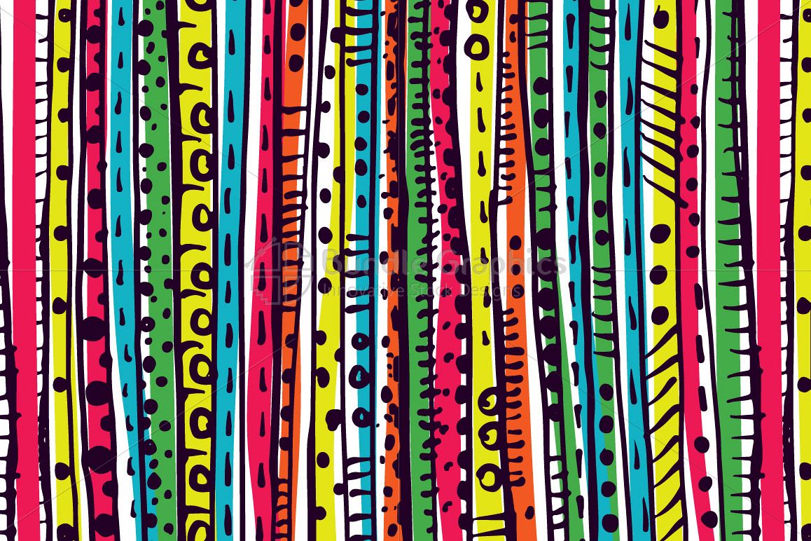 Organic Lines - Seamless Background example image 1