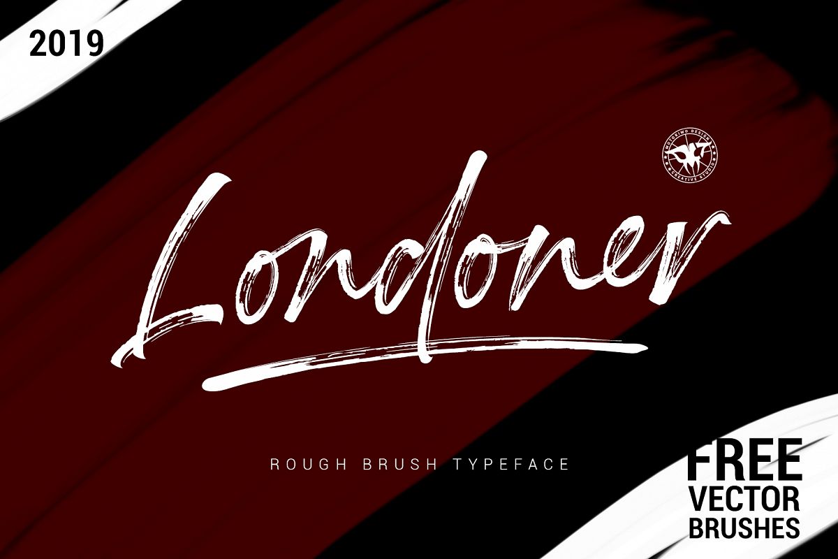 Londoner - Handwritten Rough Brush with Bonus example image 1