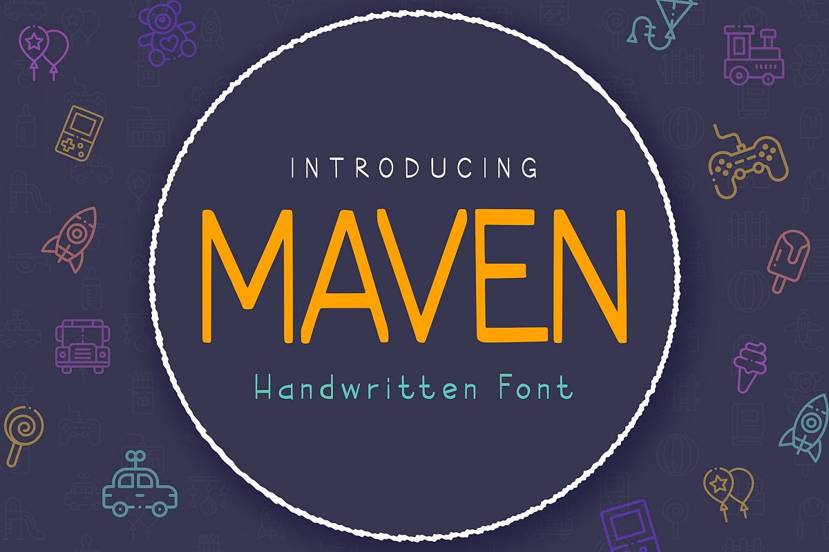 Maven Font example image 1