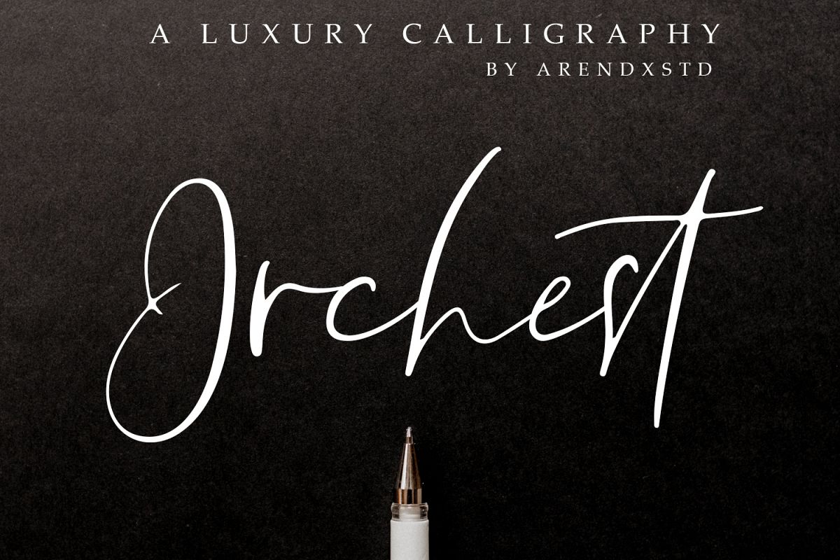 Orchest Luxury Calligraphy Font example image 1