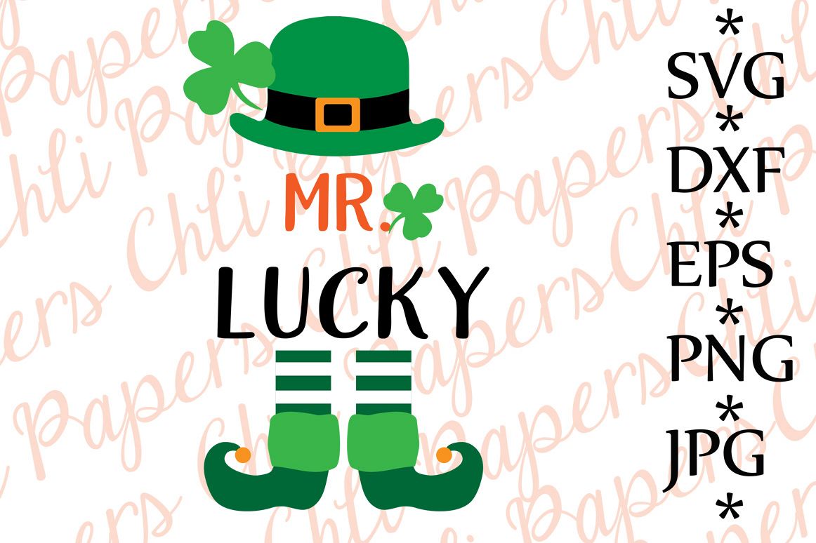 Mr. Lucky Svg example image 1