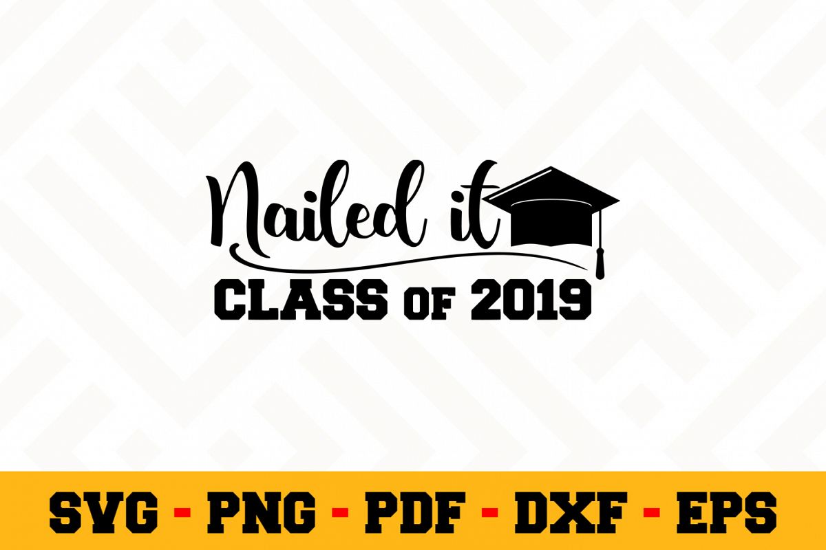Graduation SVG Design n589 | Graduation SVG Cut File example image 1