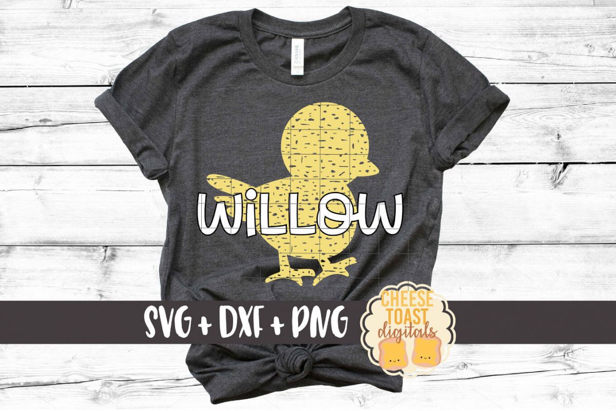 Chick - Distressed - Easter SVG PNG DXF Cut Files example image 1
