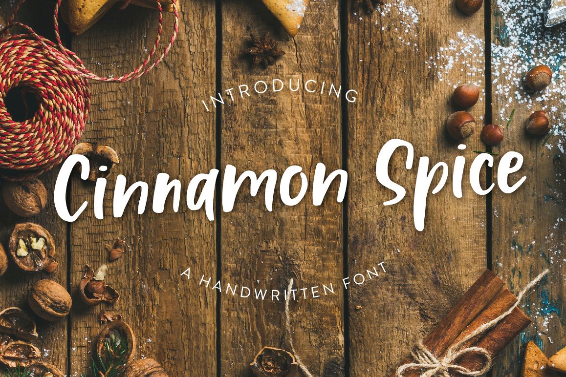 Cinnamon Spice - Handwritten Font example image 1