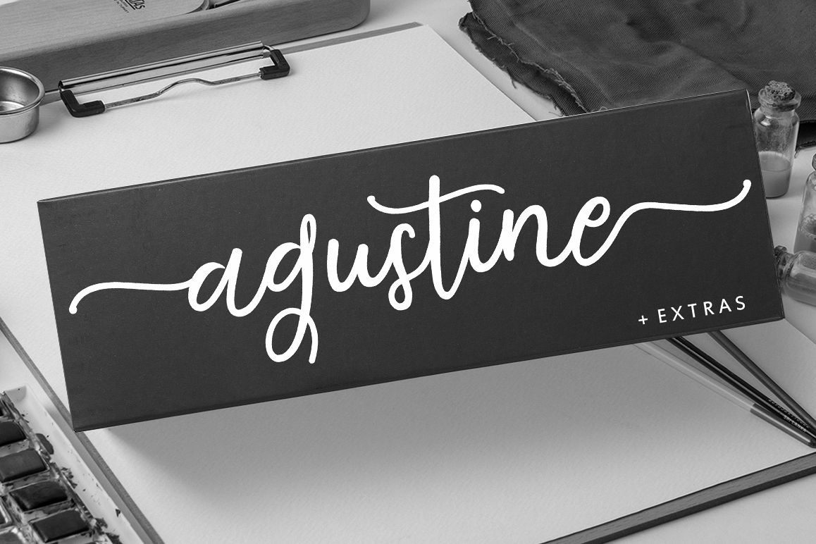 Agustine Script example image 1