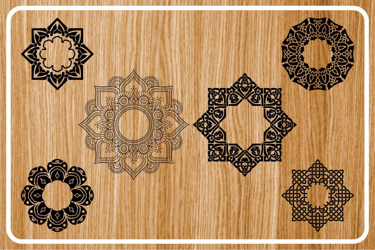 monogram mandala, monogram, monogram svg, mandala svg example image 1