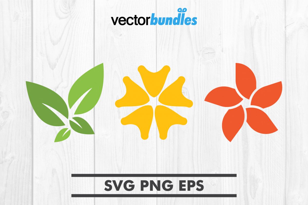 Plumeria flower clip art svg example image 1
