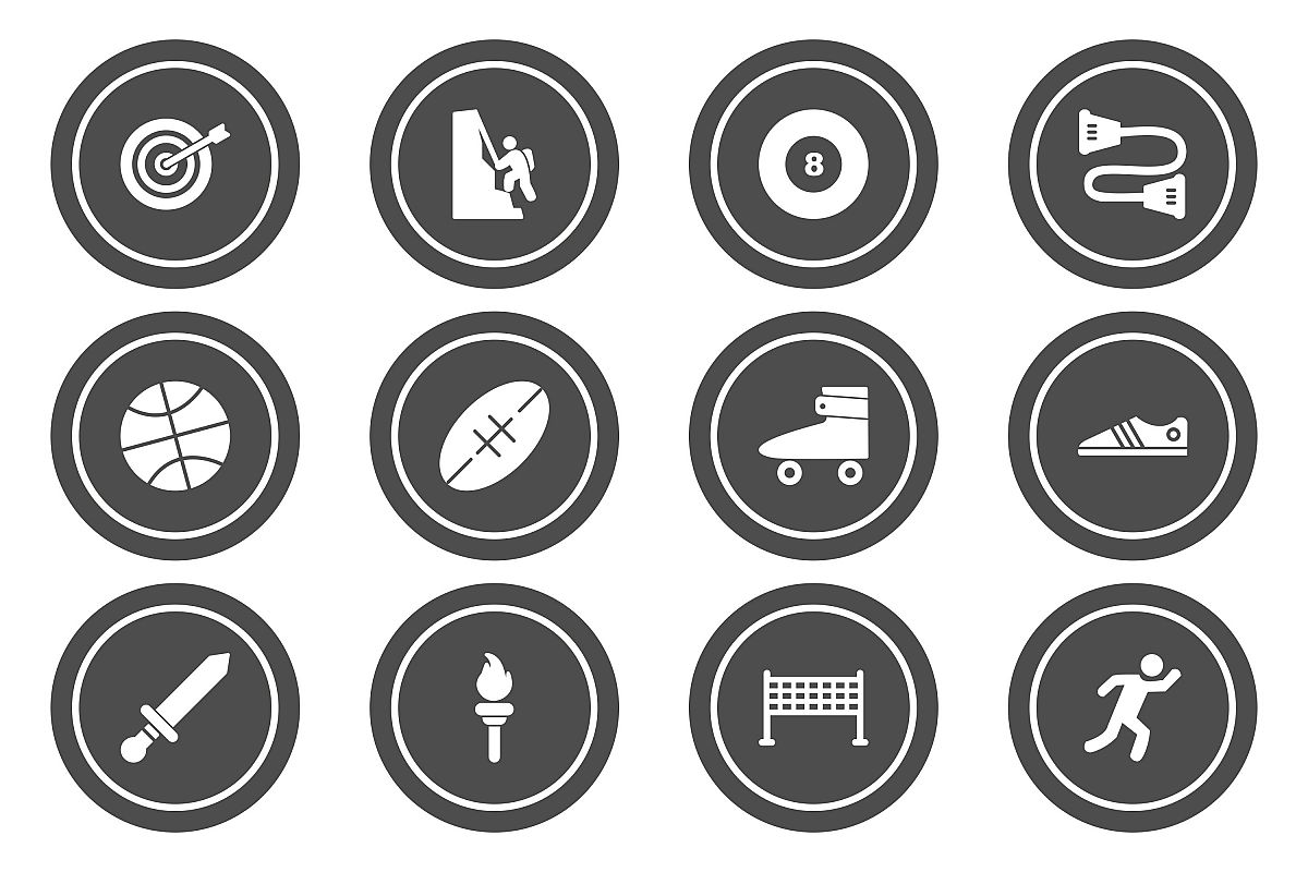 Set Of Sports And Game Icons example image 1