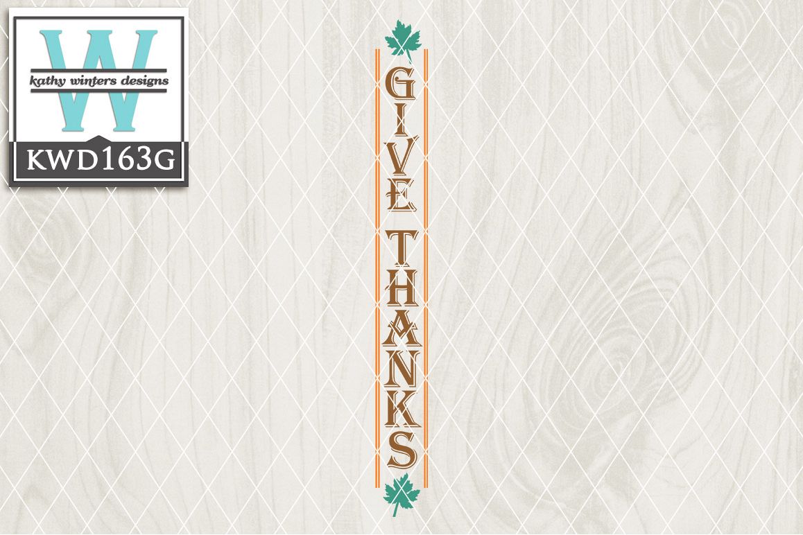 Thankful Cutting File KWD163G example image 1