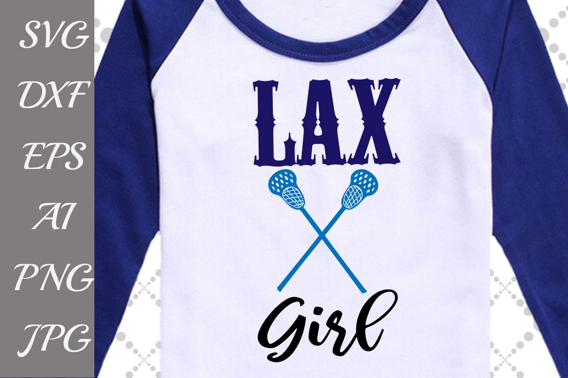 Lacrosse Girl Svg example image 1