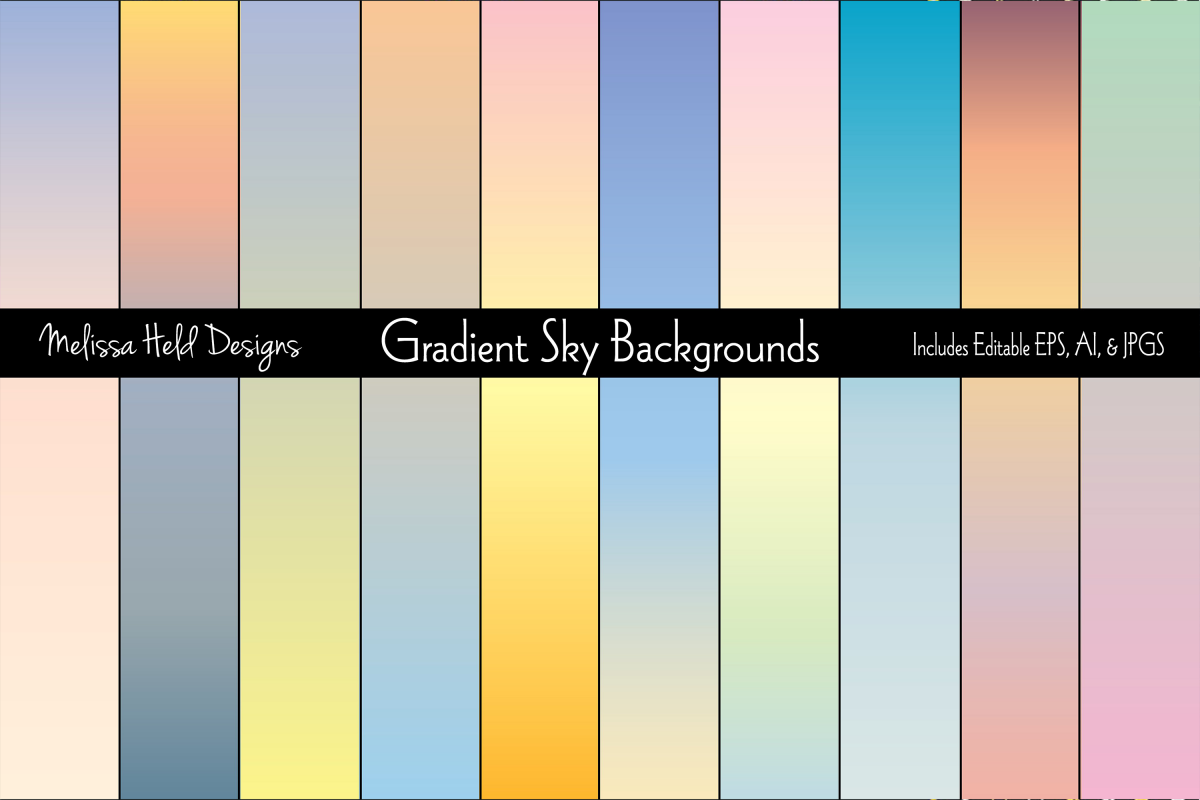 Gradient Sky Backgrounds example image 1