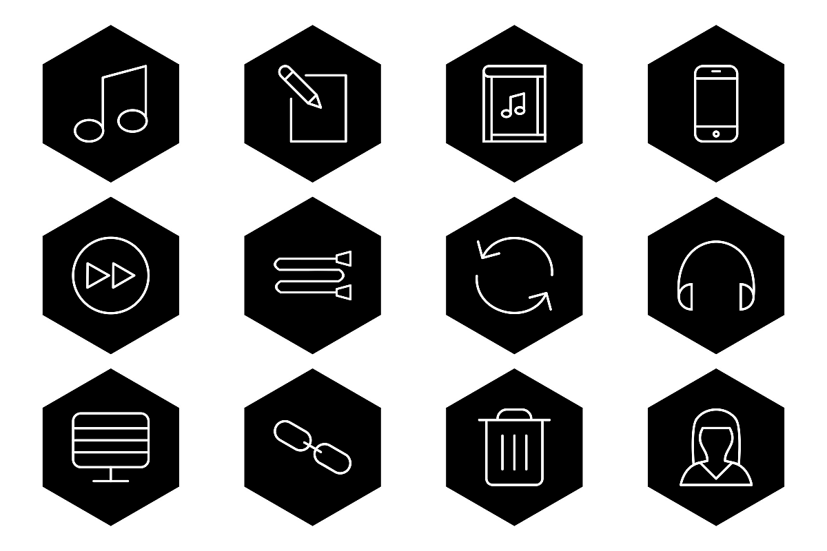 Set Of Multimedia Icons example image 1