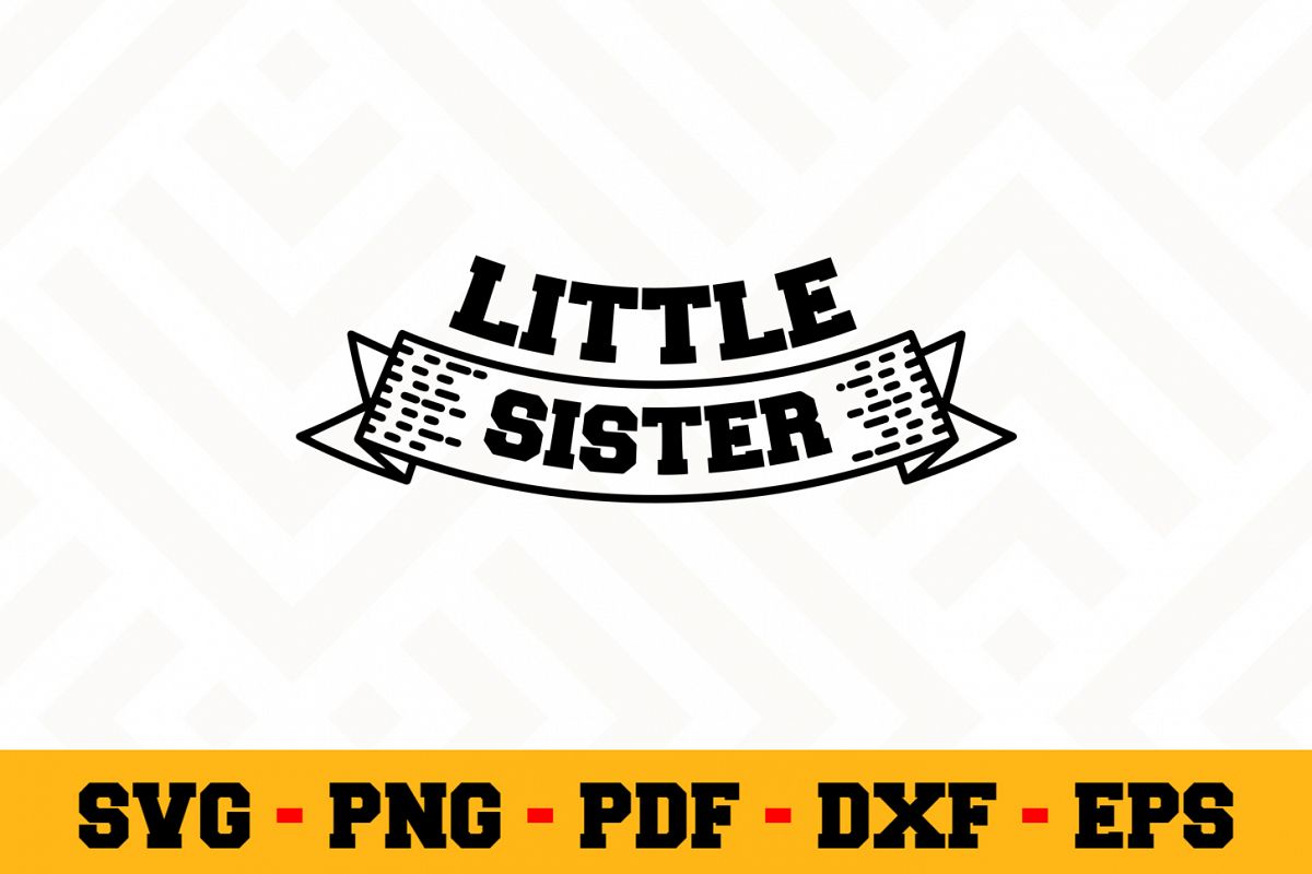 Sister SVG Design n519 | Sister SVG Cut File example image 1