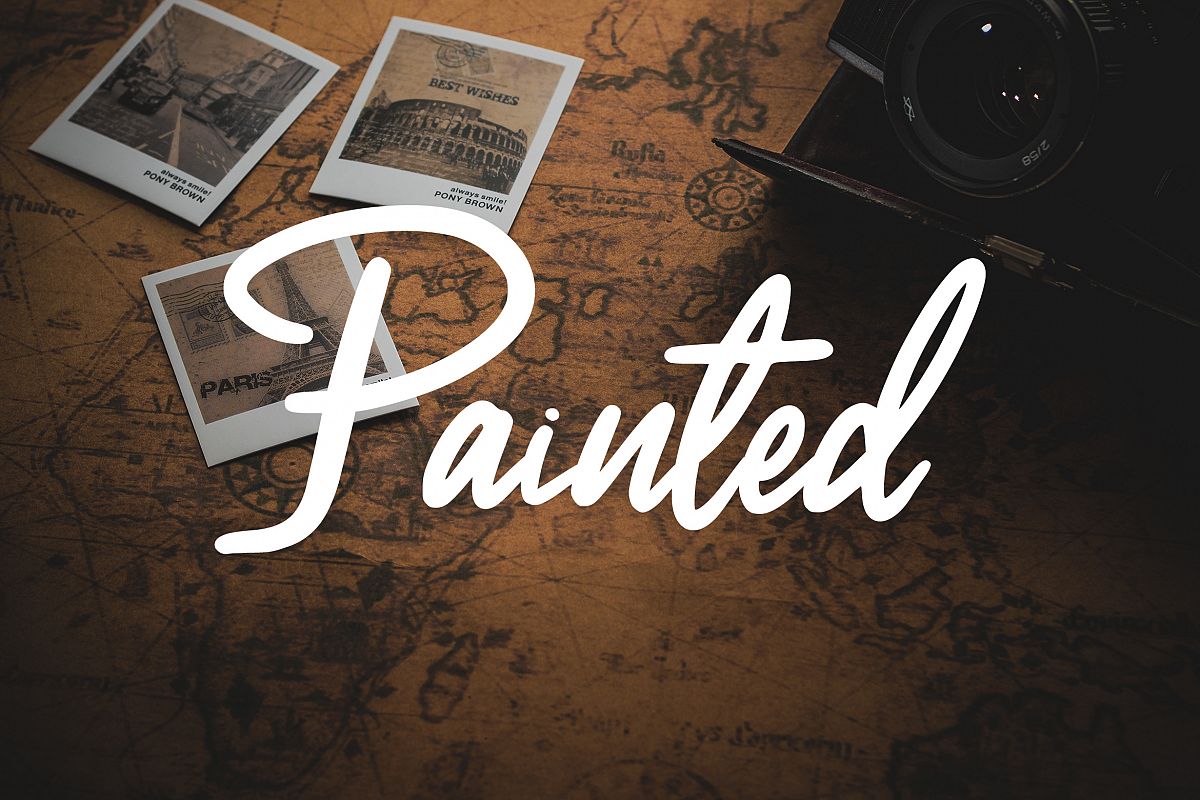 Painted Script example image 1