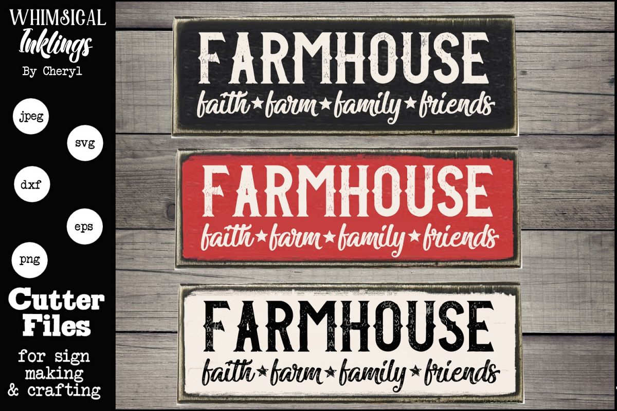 Faith farm Family Friends SVG example image 1