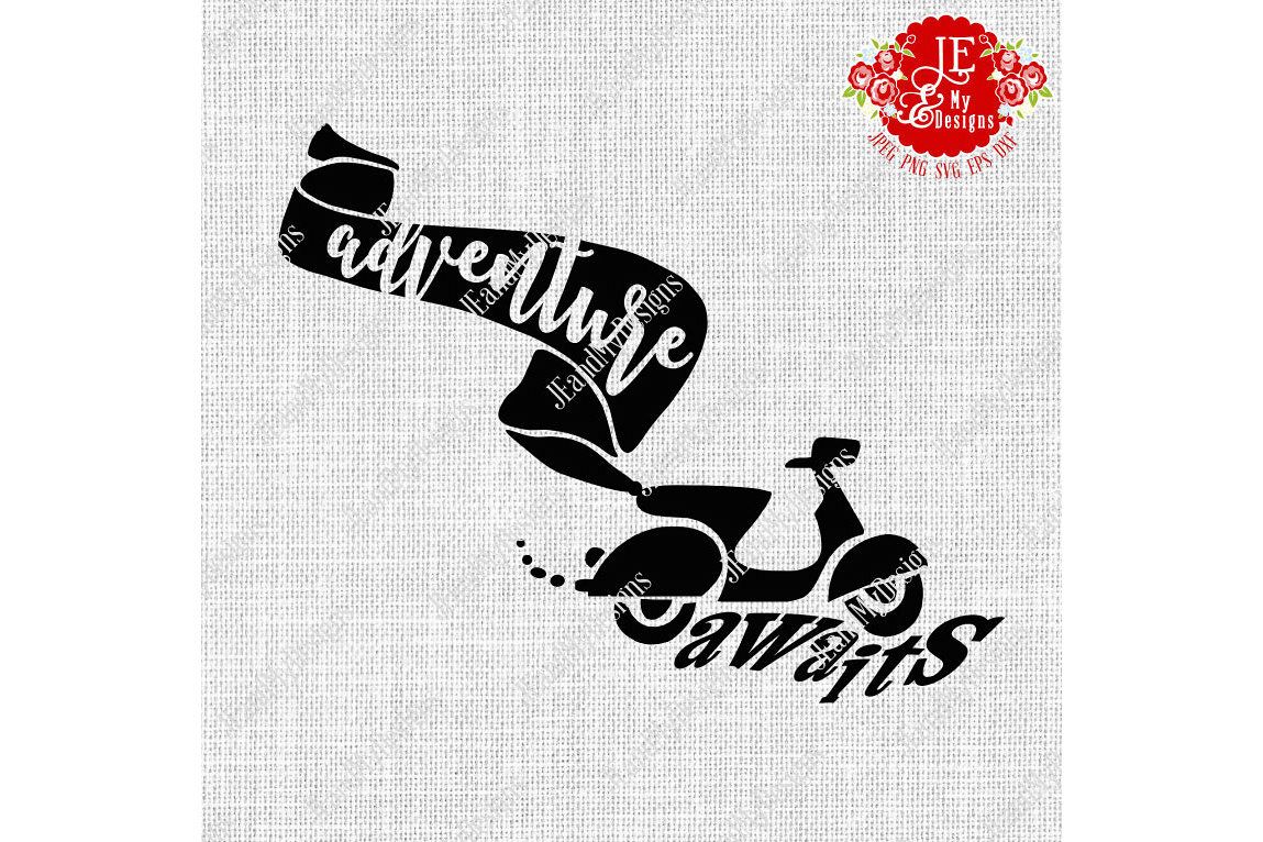 Adventure Awaits SVG, JPEG, PNG, EPS, DXF example image 1