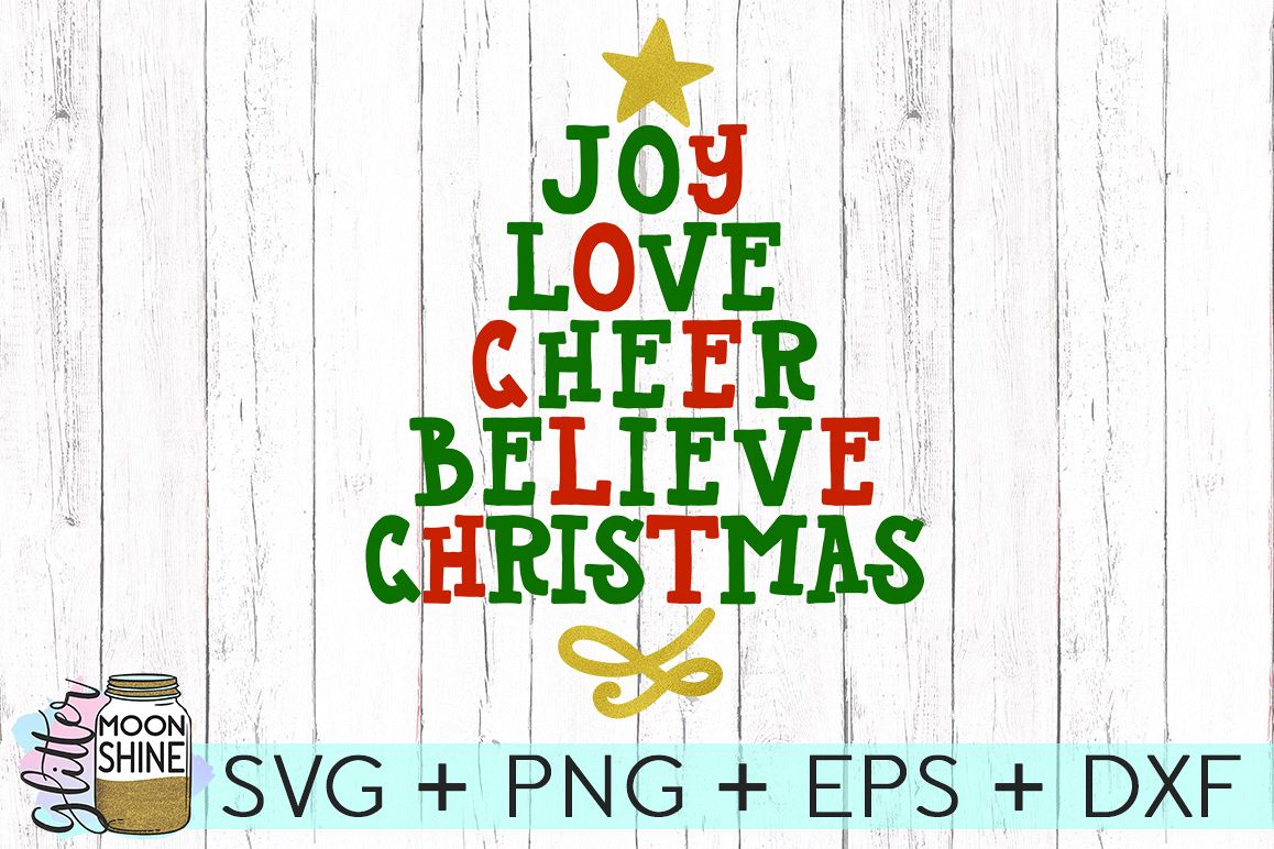 Download Christmas Word Tree SVG DXF PNG EPS Cutting Files (39517 ...