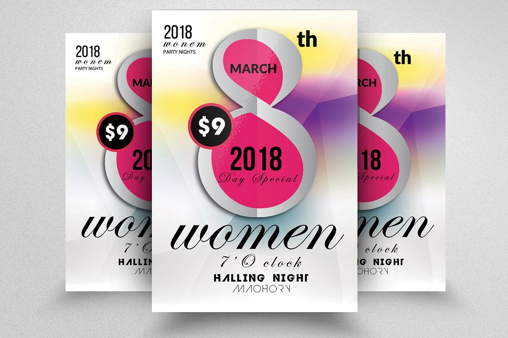 Women's Day Flyer example image 1
