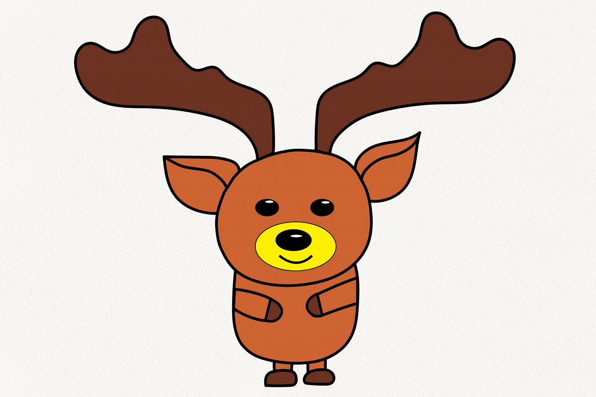Christmas deer example image 1