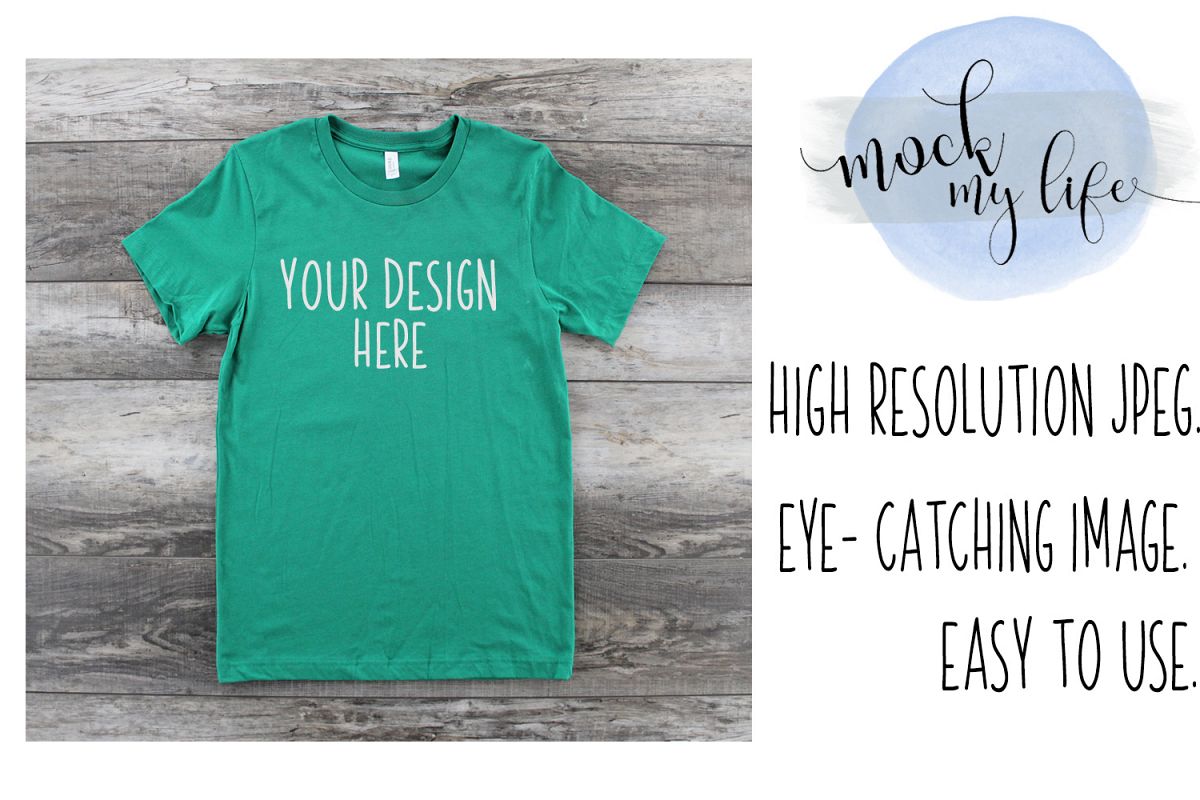 Bella Canvas Mockup / Plain Shirt Mock up example image 1