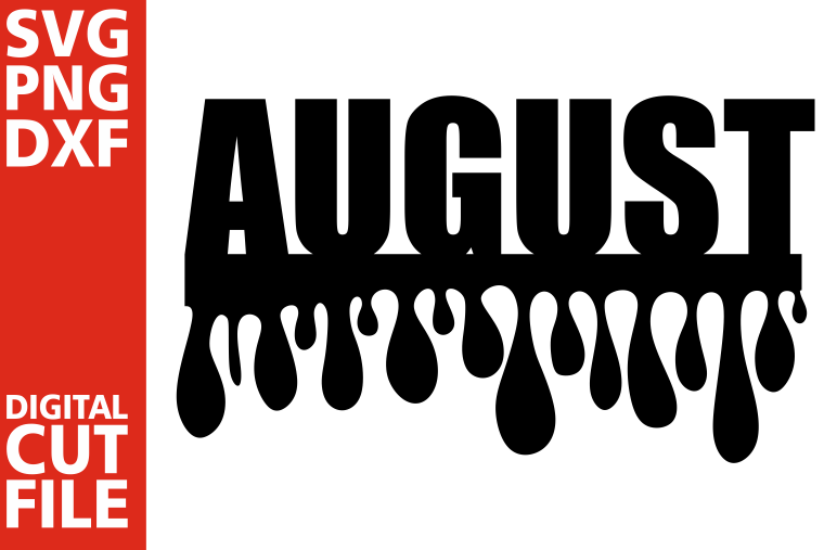 August svg, Month svg, Birthday vector, girl svg, born in example image 1